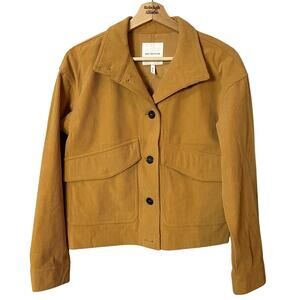 Avec Les Filles Corduroy Shacket Boxy Relaxed Tan Camel Jacket Women's XS EUC